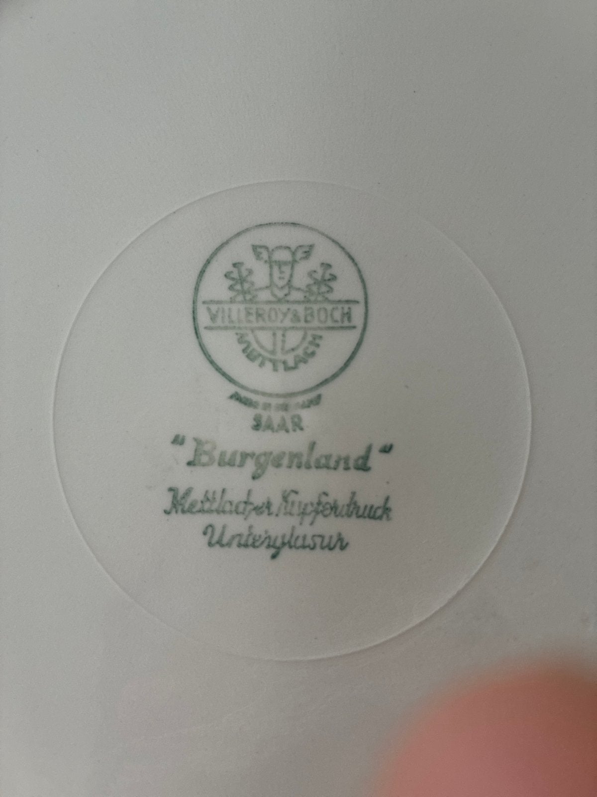 Villeroy & Boch Burgenland dinerbord - Blauw/Wit, Ophalen of Verzenden