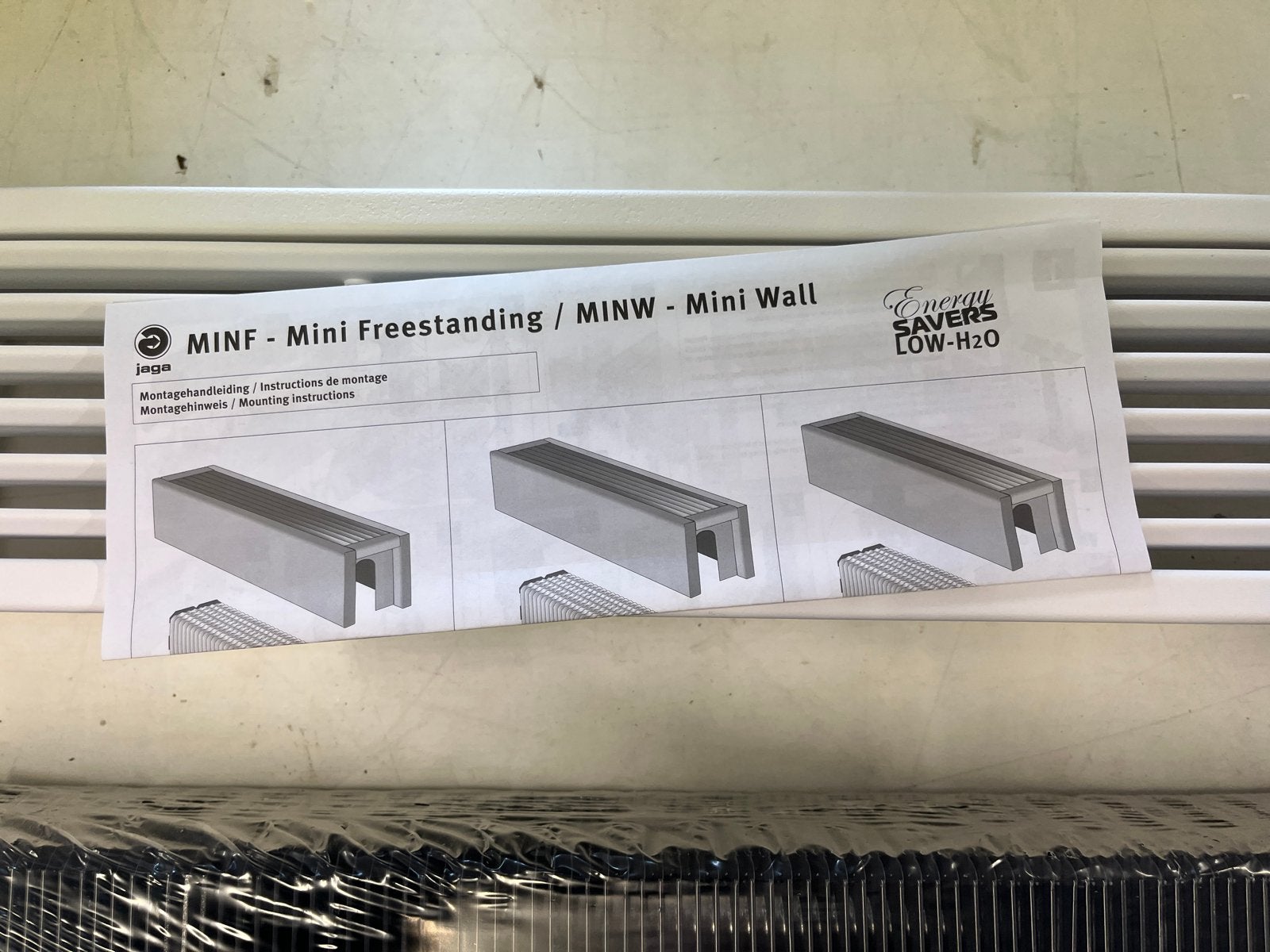 Jaga Mini Freestanding radiator/convector (MINF), Ophalen, Minder dan 30 cm, Radiator, Nieuw