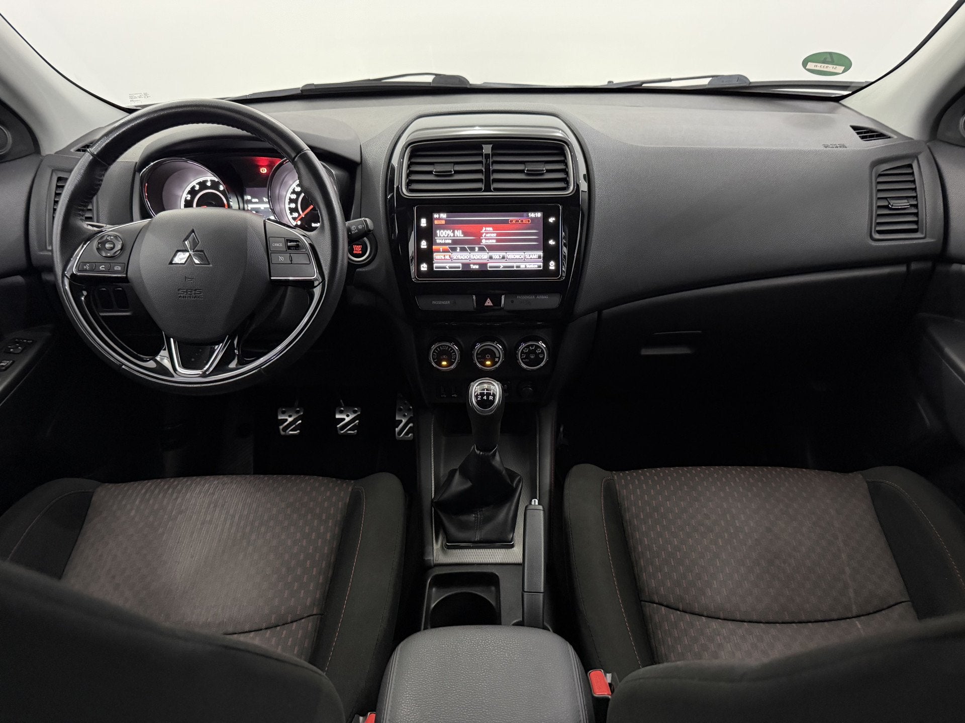 Mitsubishi ASX 1.6 Cleartec Connect Pro Camera, Airco, Cruis, Auto's, Voorwielaandrijving, Stof, Gebruikt, Euro 6