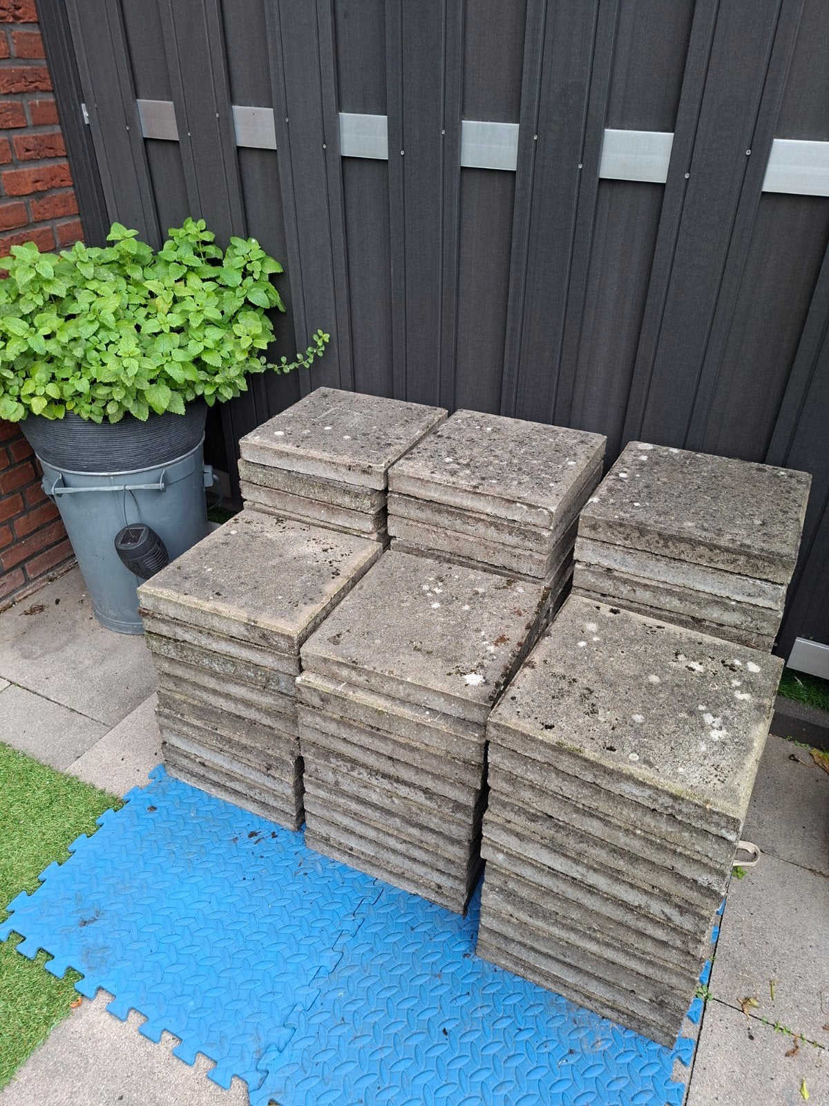 Gratis Afhalen 30x30 Terrastegels, Ophalen, Gebruikt, 5 tot 10 m², Beton
