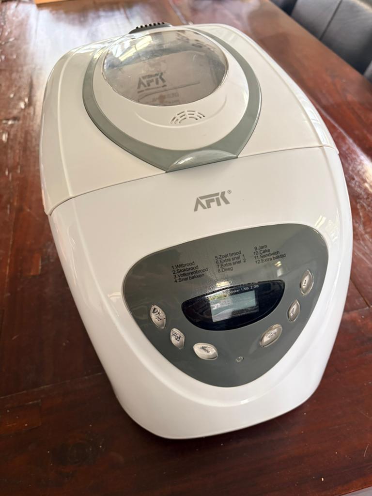Broodbakmachine, Ophalen, Zo goed als nieuw