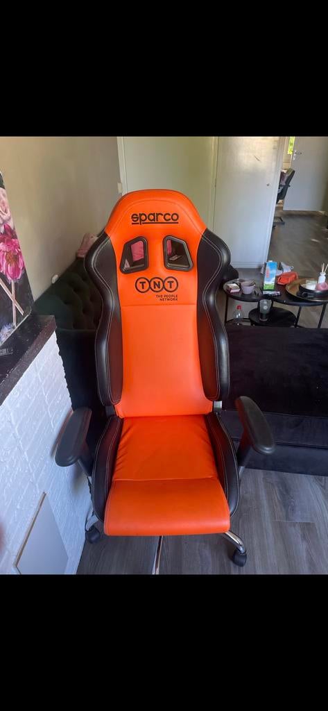 Sparco TNT Gaming Bureaustoel Oranje/Zwart, Huis en Inrichting, Gebruikt, Verzenden, Oranje, Gaming bureaustoel