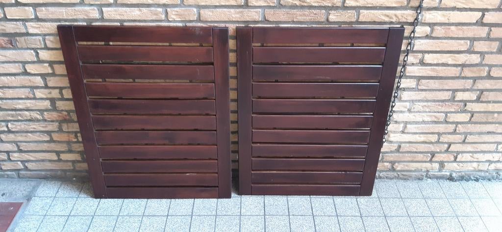 Ikea Applaro tuintafel verleng delen stukken 2 stuks, Ophalen, Zo goed als nieuw, Rechthoekig, Hout
