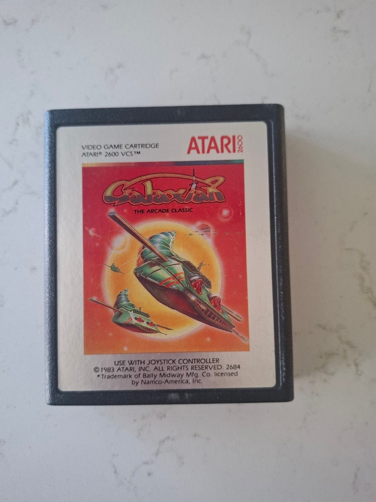 Atari 2600 Galaxian - Klassieke Arcade Game Cartridge, Spelcomputers en Games, Games | Atari, 1 speler, Ophalen of Verzenden, Atari 2600