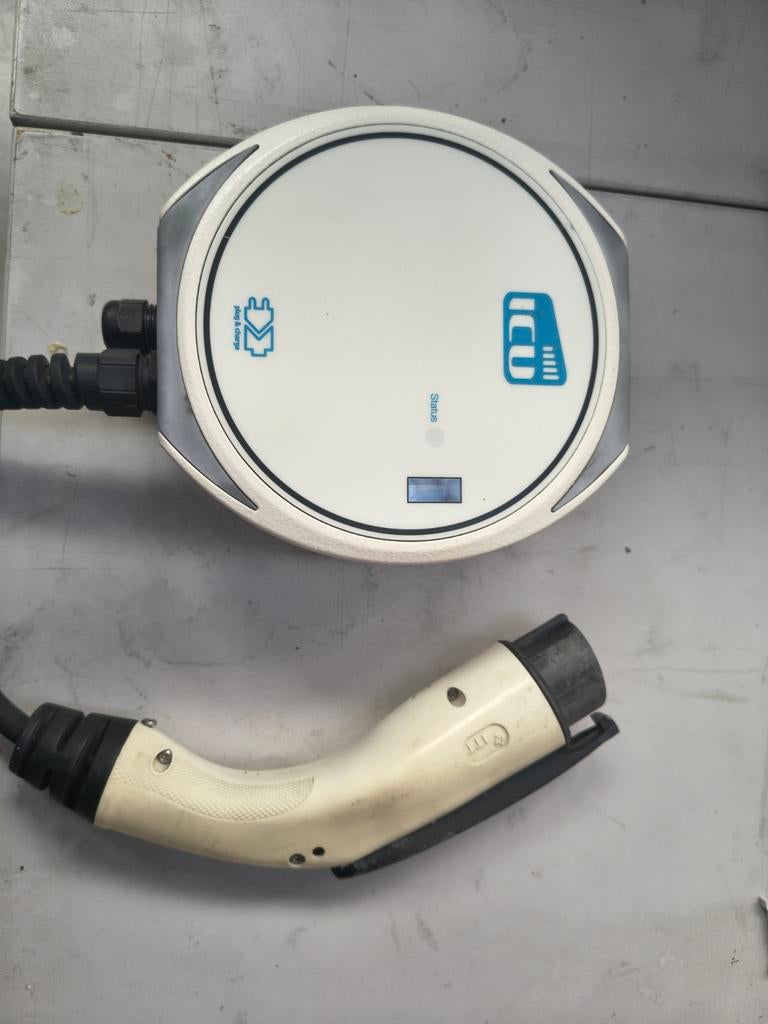 ICU Laadpaal met vaste kabel (16A, 1-fase), Ophalen of Verzenden, Gebruikt, Laadpaal