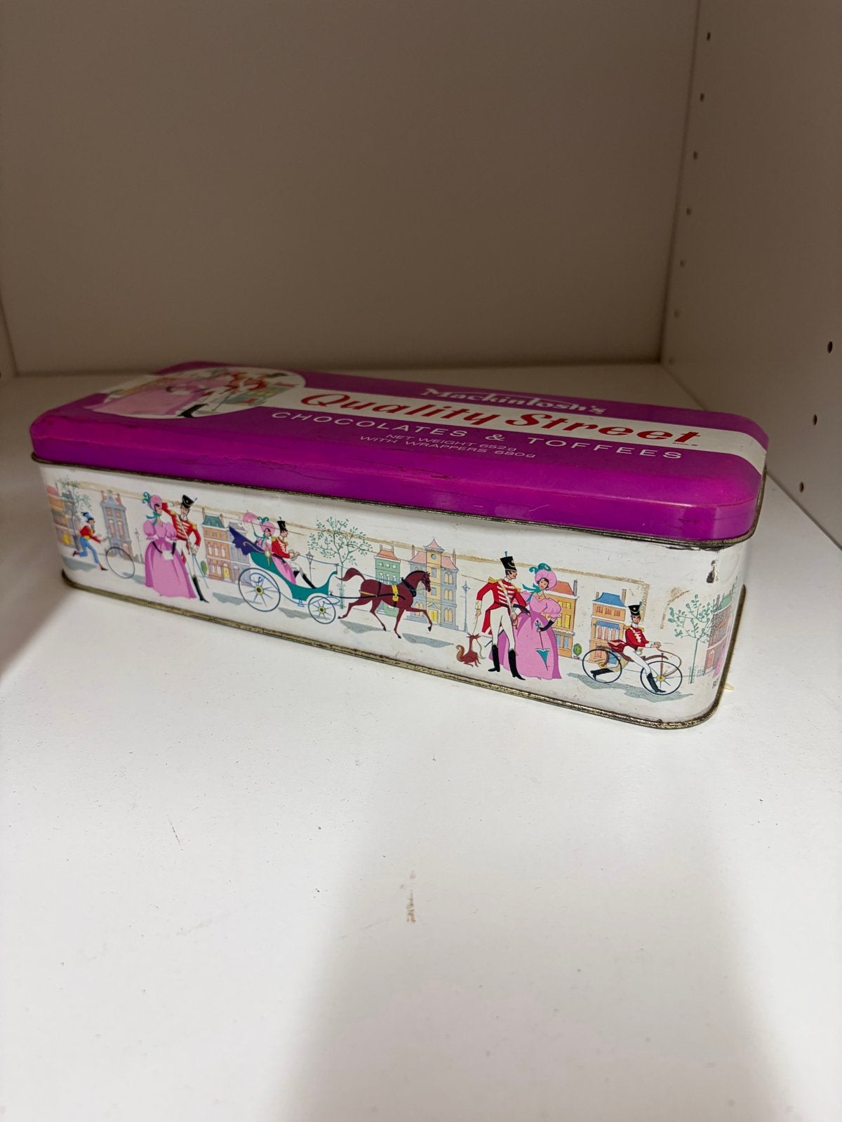 Vintage Mackintosh's Quality Street Blikken Doos, Verzamelen, Ophalen of Verzenden, Gebruikt, Overige, Overige merken