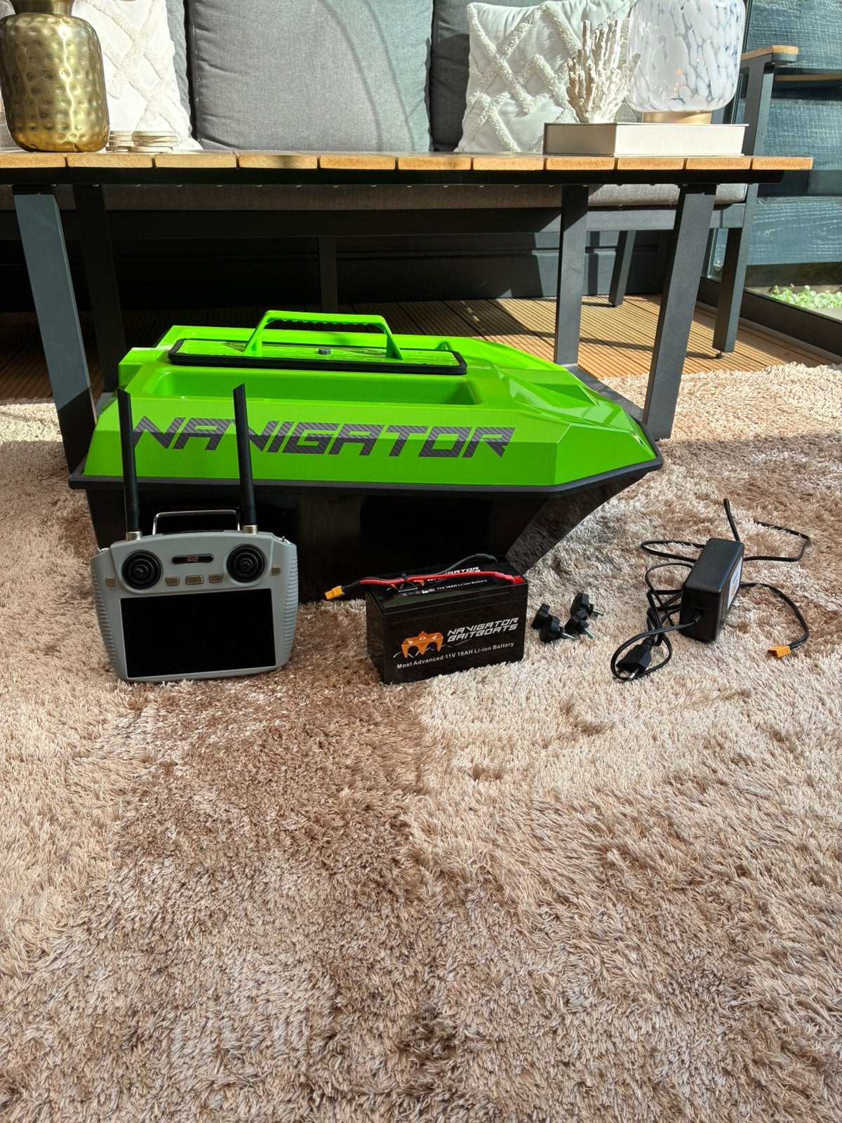 Navigator voerboot fox aqau solar nash esp avid jrc jag bb, Ophalen of Verzenden, Zo goed als nieuw, Overige typen
