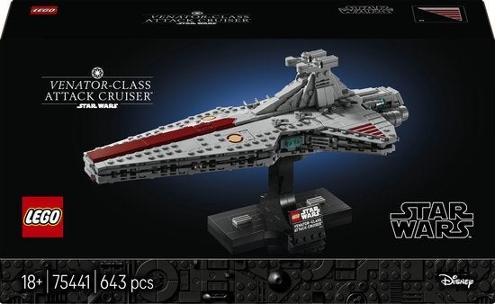 LEGO Star Wars Venator-Class Attack Cruiser - Bouwpakket voo, Info@lego.com, Compleet, Lego, Ophalen of Verzenden