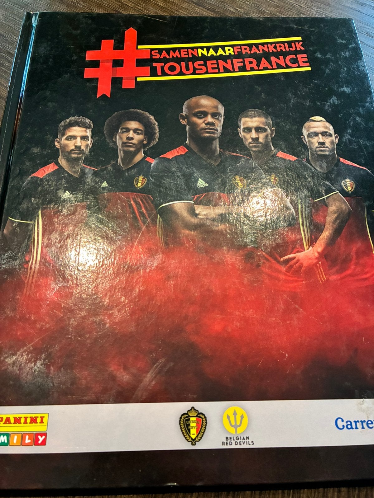 Panini - Tous En France 2016 + dubbelen (Carrefour versie), Ophalen of Verzenden