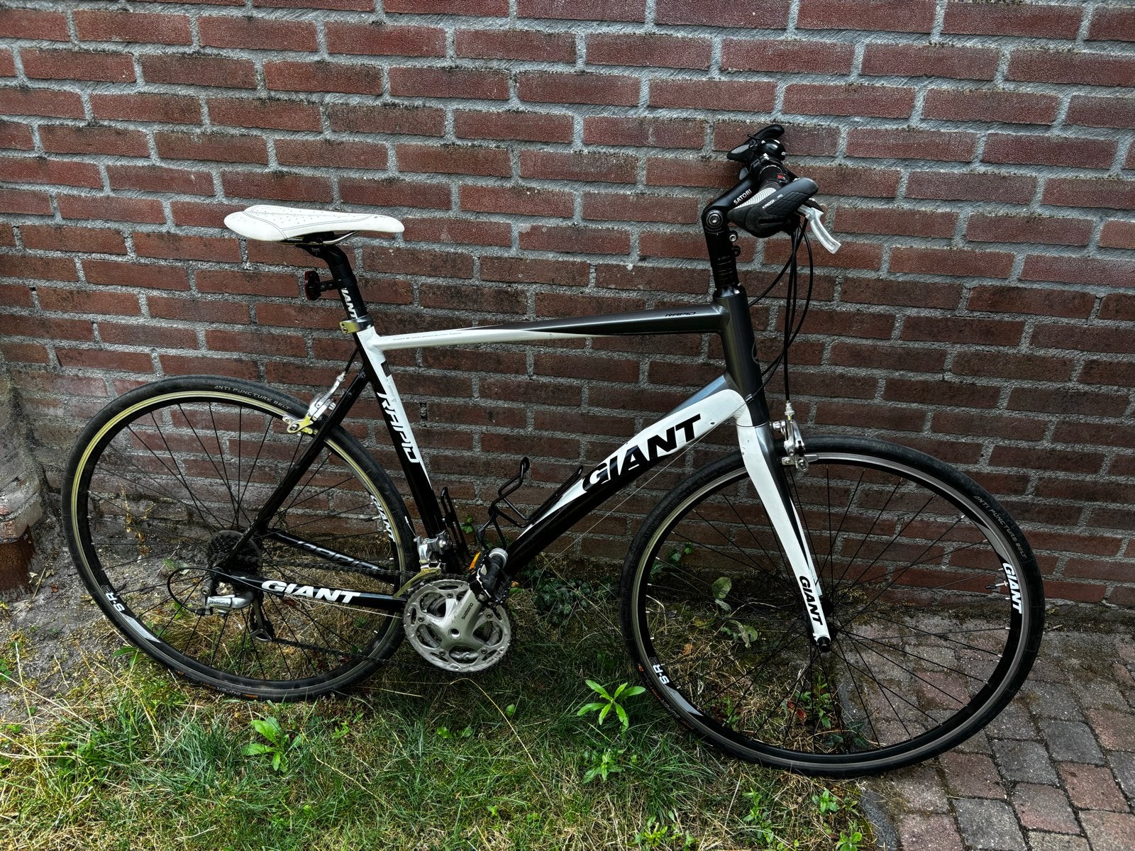 Giant Rapid racefiets - Zwart/Wit, Ophalen, 28 inch, Gebruikt, Carbon