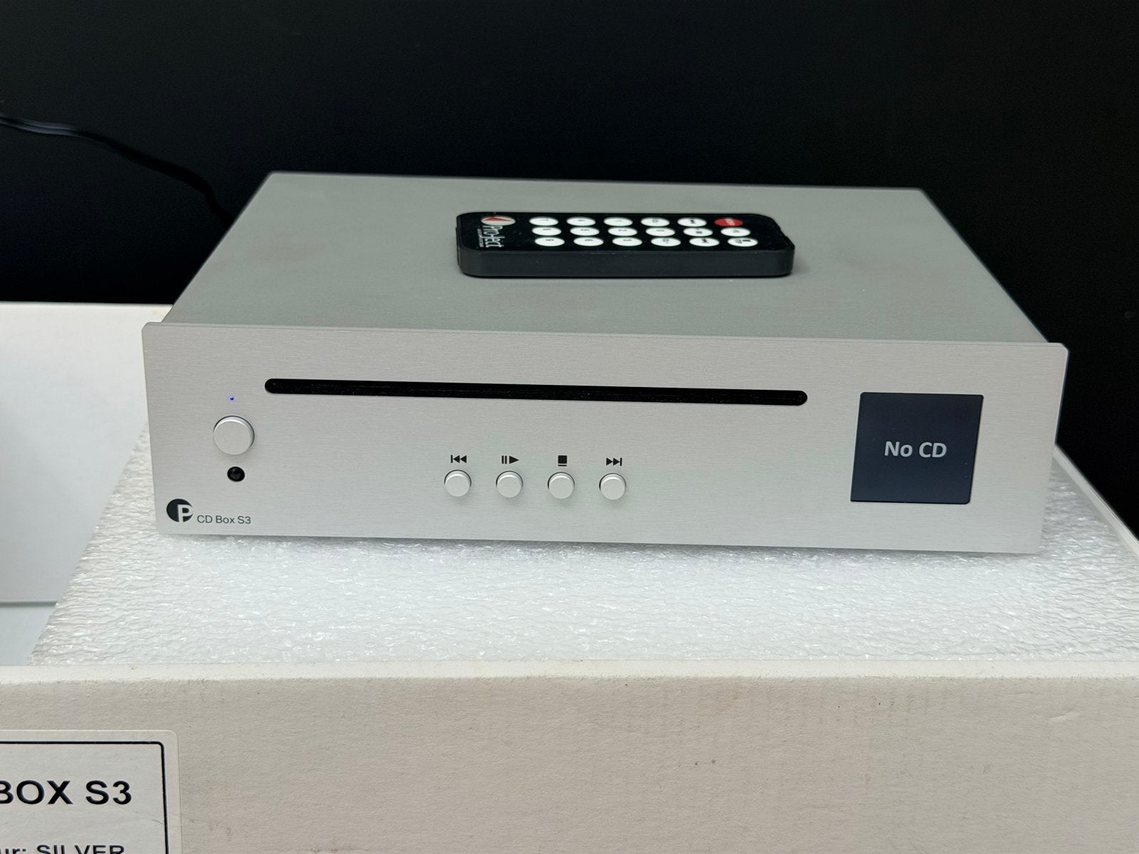 Pro-Ject CD Box S3 CD-speler - Zilver als nieuw, Audio, Tv en Foto, Ophalen of Verzenden, Zo goed als nieuw, Overige merken