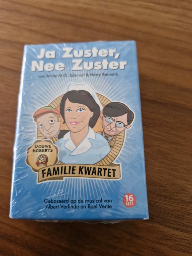Kwartet Ja Zuster Nee Zuster, nieuw geseald, Verzamelen, Speelkaarten, Jokers en Kwartetten, Ophalen of Verzenden, Nieuw, Kwartet(ten)