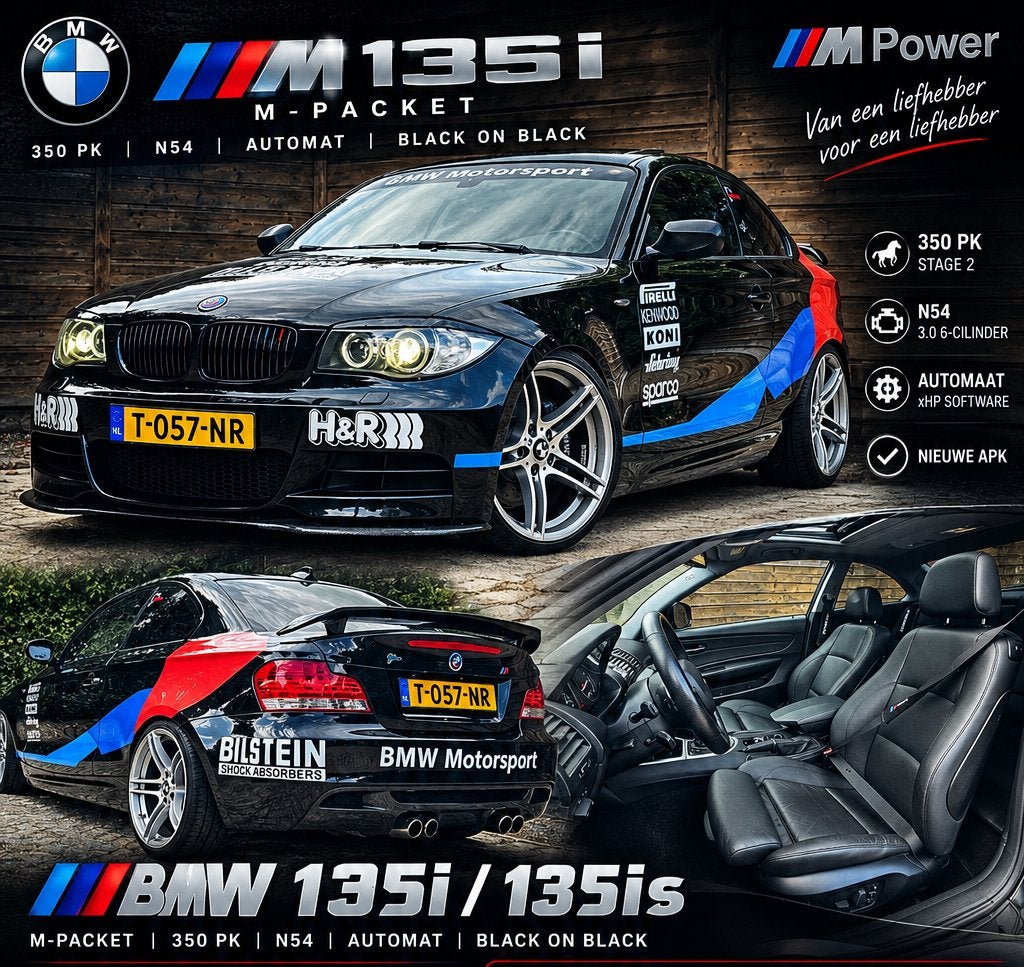 BMW 135i Coupé M-Sport|350 PK|74.024KM|Concoursstaat|N/W APK