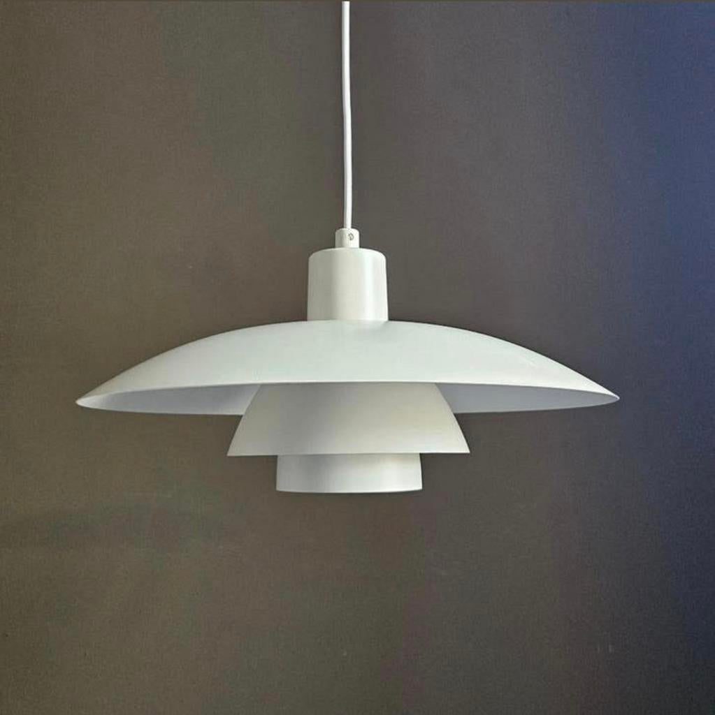 Ophangklaar! Vintage PH4/3 Louis Poulsen Deens design lamp, Ophalen of Verzenden, Zo goed als nieuw, Metaal, Minder dan 50 cm