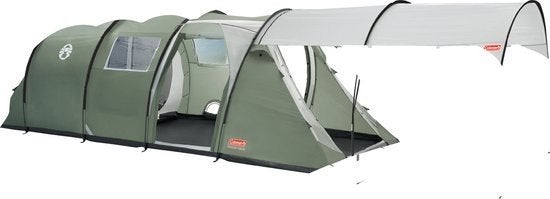 Coleman Coastline 4 Deluxe tunneltent + luifel - 4 p. Nieuw!, Caravans en Kamperen, Tenten, Ophalen, Nieuw