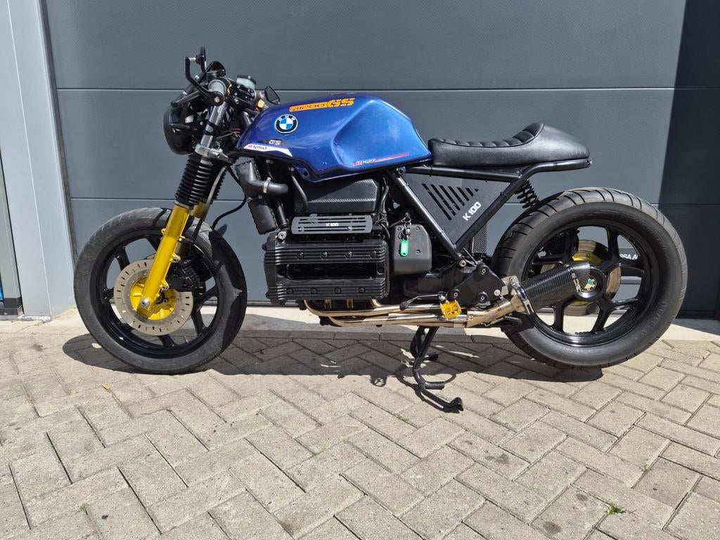 BMW K100 RT Caferacer 1987 - Recent grote beurt!, 4 cilinders, Sportuitlaat, Overig, Minimaal motorrijbewijs A2