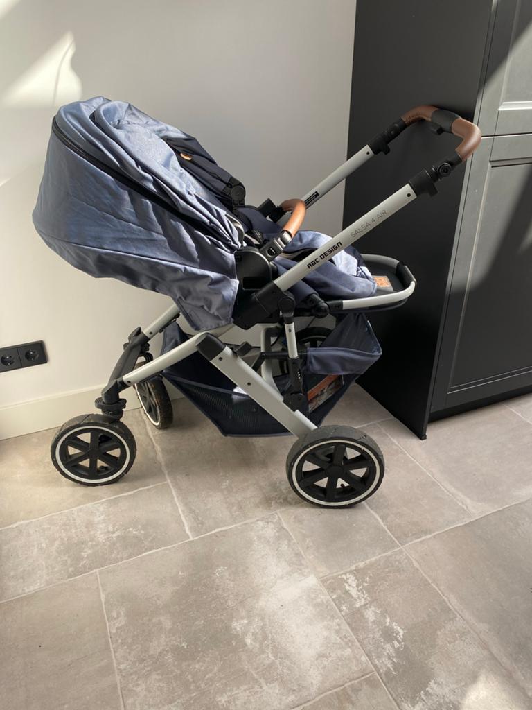 ABC Design Salsa 4 Air Kinderwagen - Zo goed als nieuw, Kinderen en Baby's, Kinderwagens en Combinaties, Luchtbanden, Ophalen of Verzenden