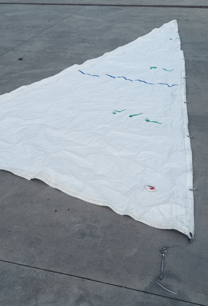 2 zeilen fok en genua, Ophalen, 6 meter of meer, Gebruikt, 15 tot 30 m²