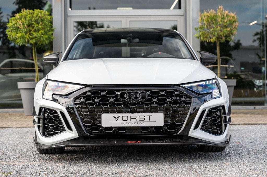 Audi RS3-R ABT 2.5 TFSI quattro Keramisch Pano Eventuri HUD, Auto's, Audi, Automaat, Gebruikt, Zwart, RS3