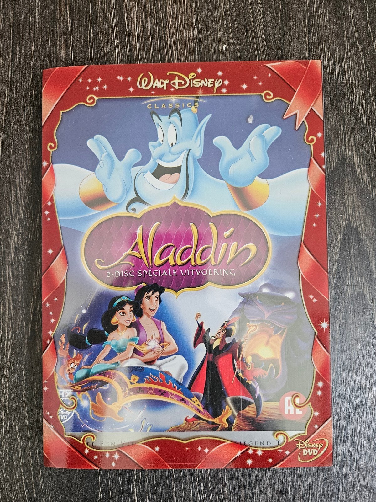2dvd Disney Aladdin, Cd's en Dvd's, Bonusmateriaal, Animatie, Ophalen of Verzenden, Portugees