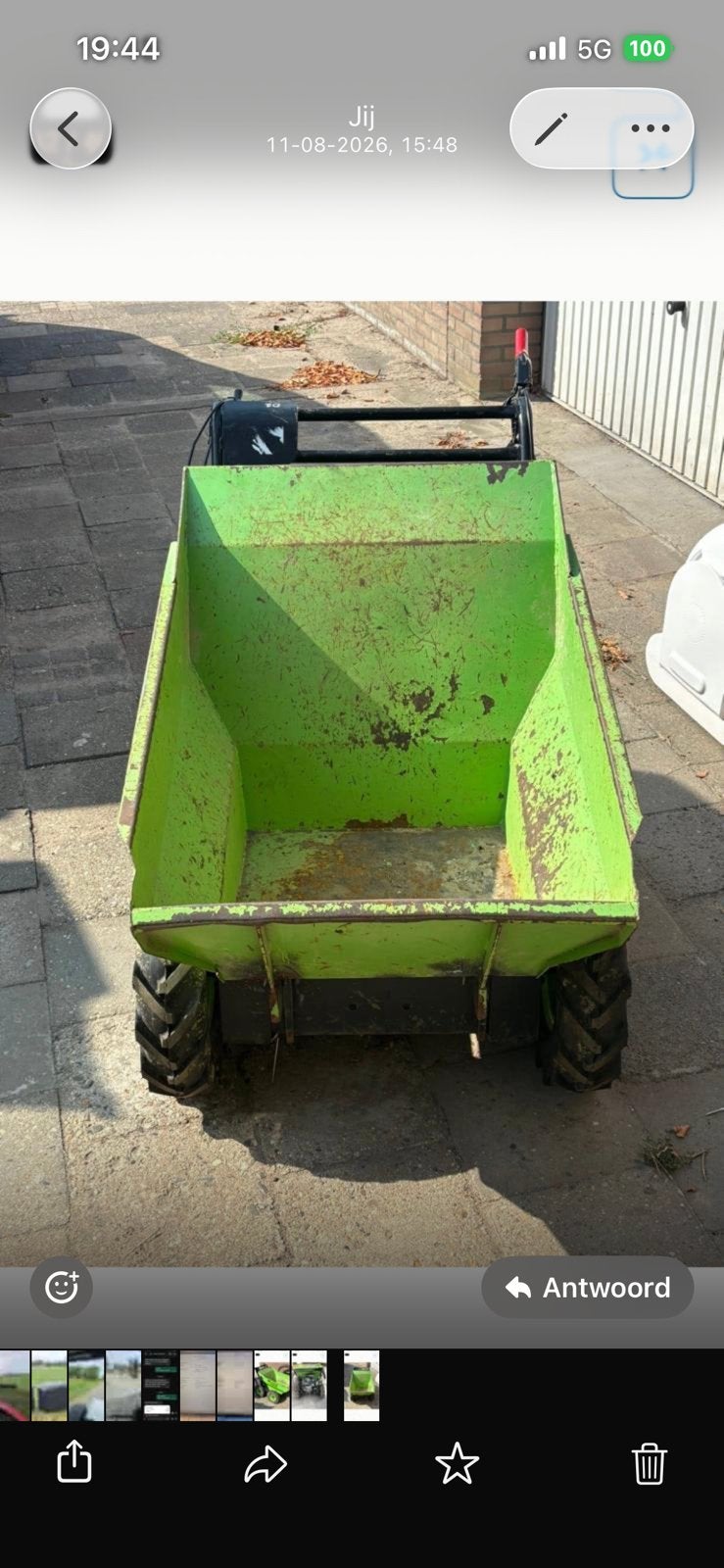 Voor luie mensen unieke kruiwagen kieper, Ophalen of Verzenden, Zo goed als nieuw