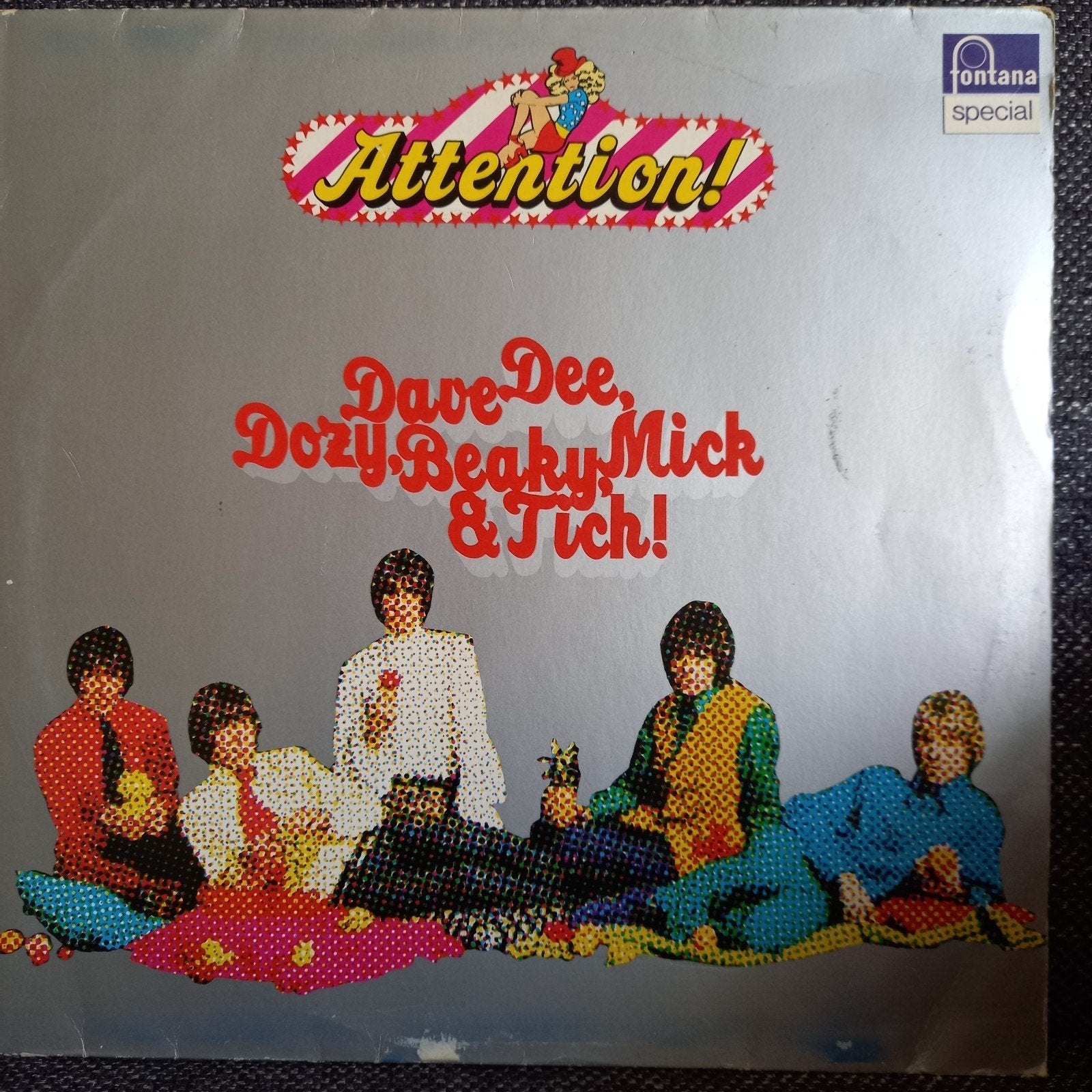 LP Dave Dee, Dozy, Beaky, mick & Tich! - Attention!, Ophalen of Verzenden, 12 inch, Poprock, LP