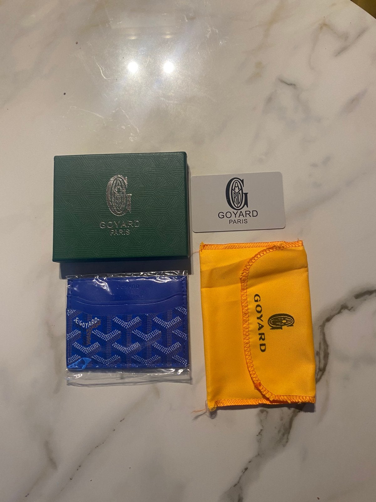 Goyard Kaarthouder - Blauw, Helemaal Nieuw, Overige merken, Blauw, Nieuw, Ophalen of Verzenden