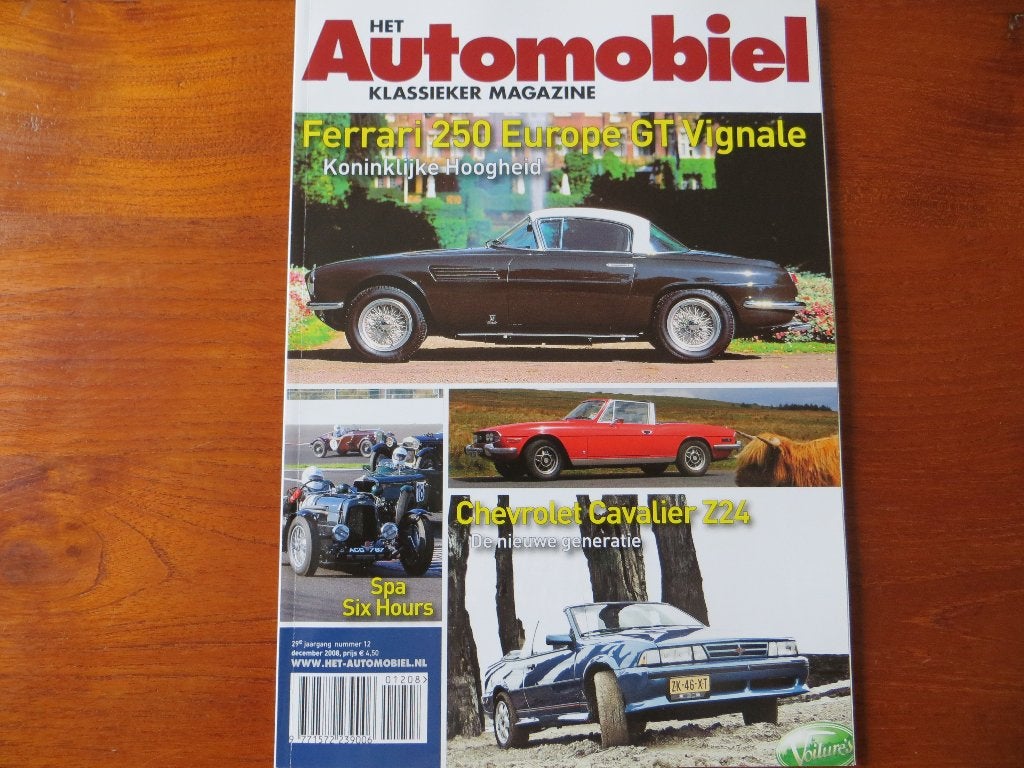 Het Automobiel 12 2008 Ferrari 250 Europe, Vignale Cavalier, Ophalen of Verzenden, Nieuw, Ferrari