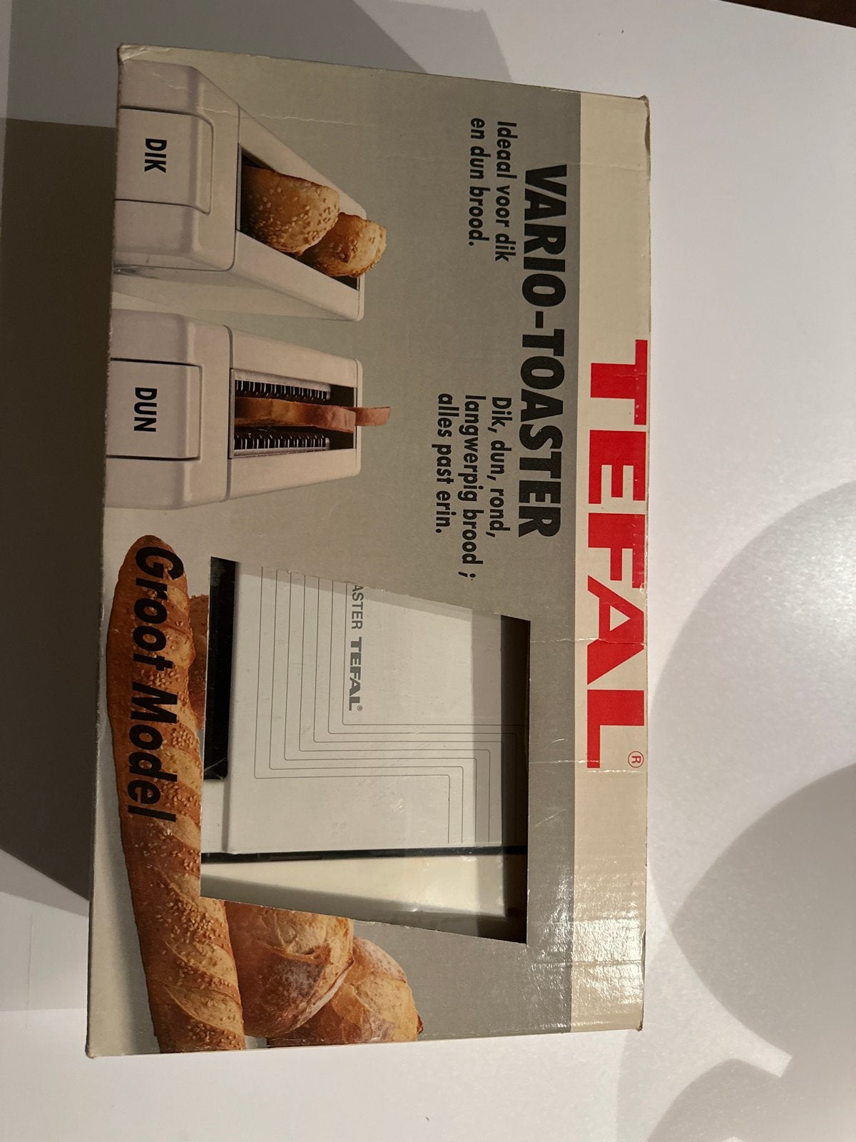 Tefal Vario-Toaster - Groot Model - Vintage Broodrooster, Ophalen of Verzenden, Gebruikt
