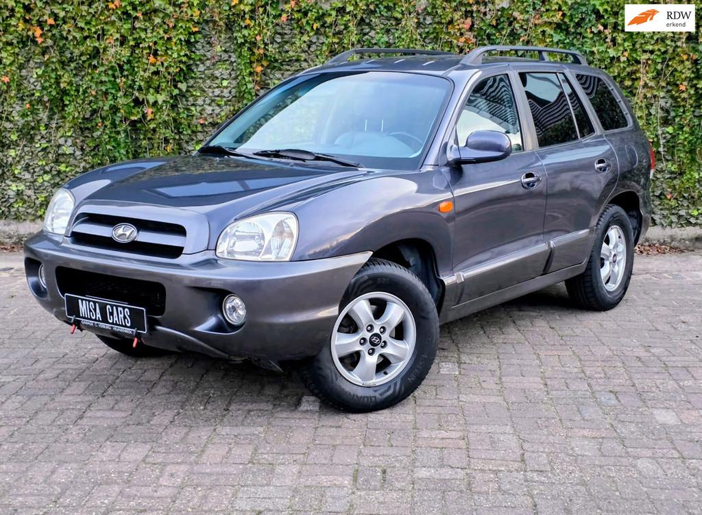 Hyundai Santa Fe 2.7i V6 4WD Style Automaat Trekhaak Airco N, Automaat, Santa Fe, Gebruikt, Zwart
