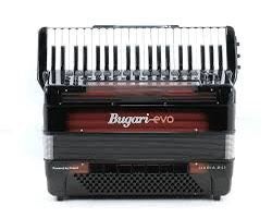 Bugari Evo 41 kleur wood, Muziek en Instrumenten, Accordeons, Ophalen, Zo goed als nieuw, 120-bas, Overige merken
