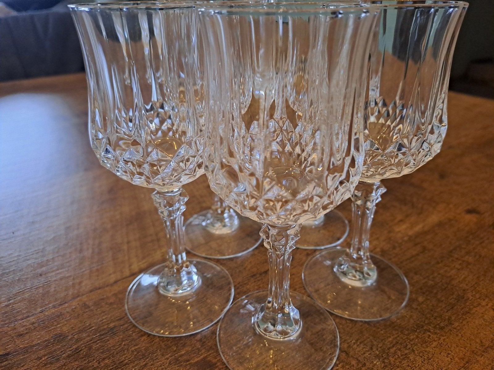 Set van 5 kristallen glazen, Ophalen, Glas, Overige stijlen, Glas of Glazen