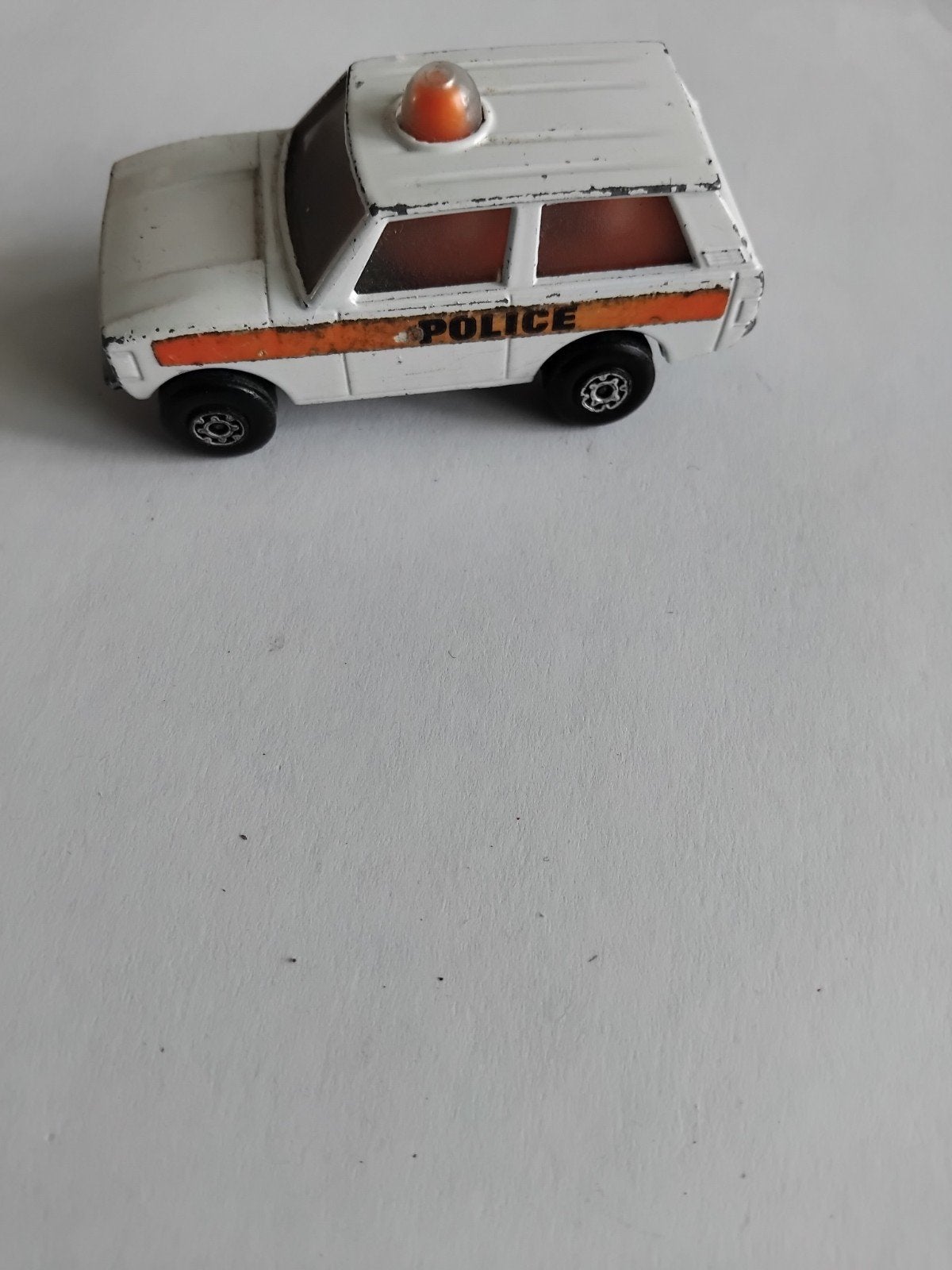Matchbox Rolamatics No. 20 Police Patrol Range Rover 1974, Overige merken, Gebruikt, 1:50 of kleiner, Auto