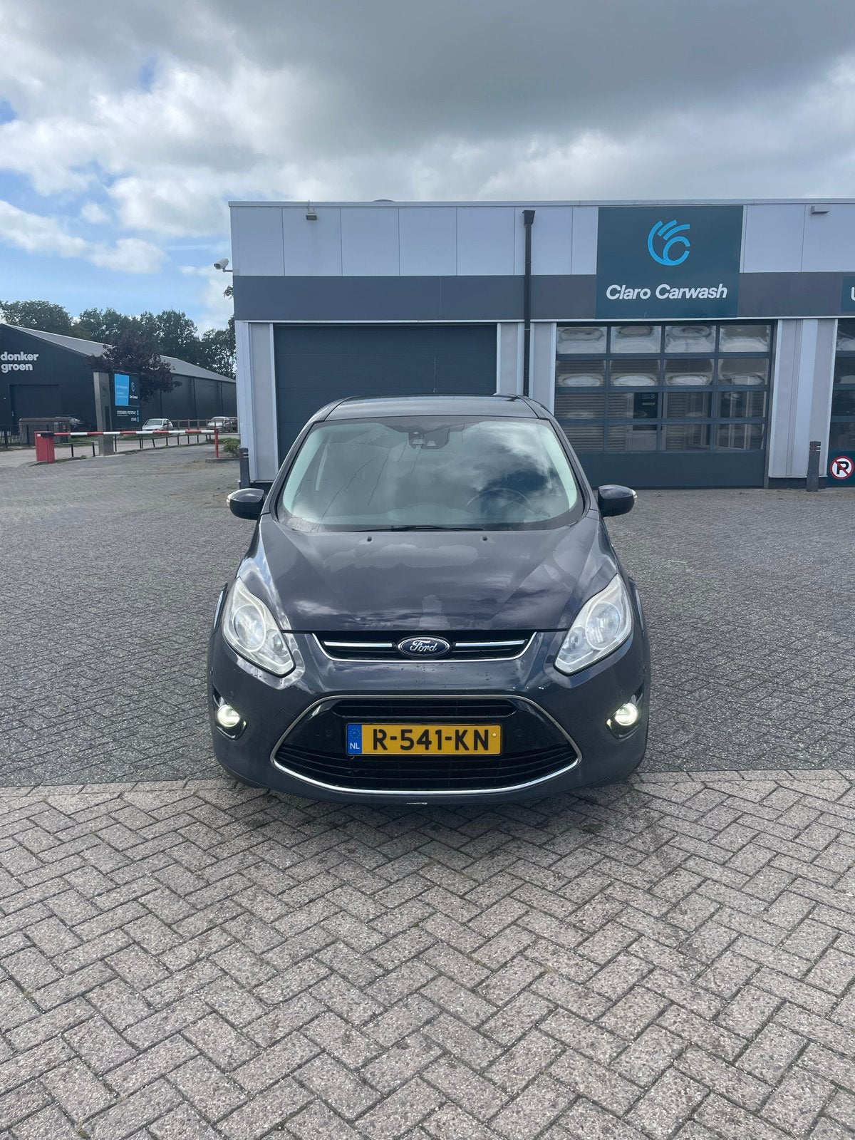 Ford Grand C-Max 1.0 92KW Ecoboost 2014 Grijs 7 persoons, Auto's, Voorwielaandrijving, 745 kg, 125 pk, 7 stoelen