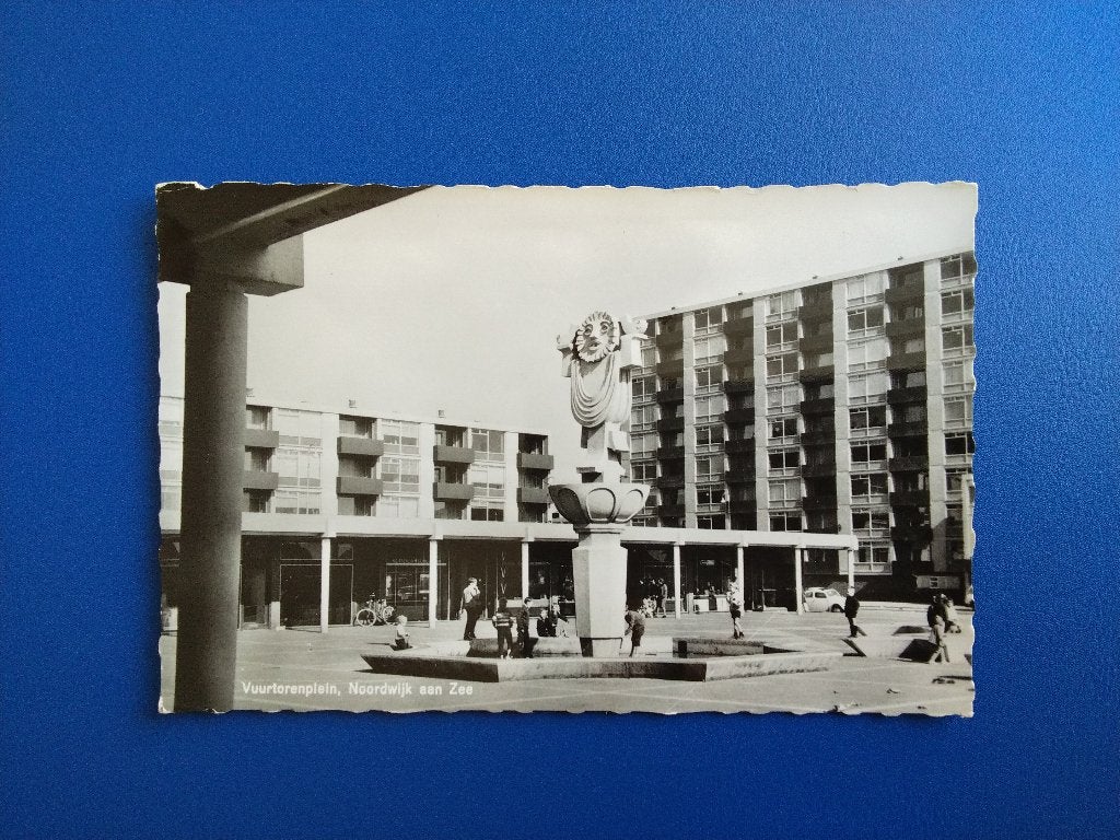 Noordwijk aan Zee, Vuurtorenplein. Klf, Verzenden, 1960 tot 1980, Ongelopen, Zuid-Holland