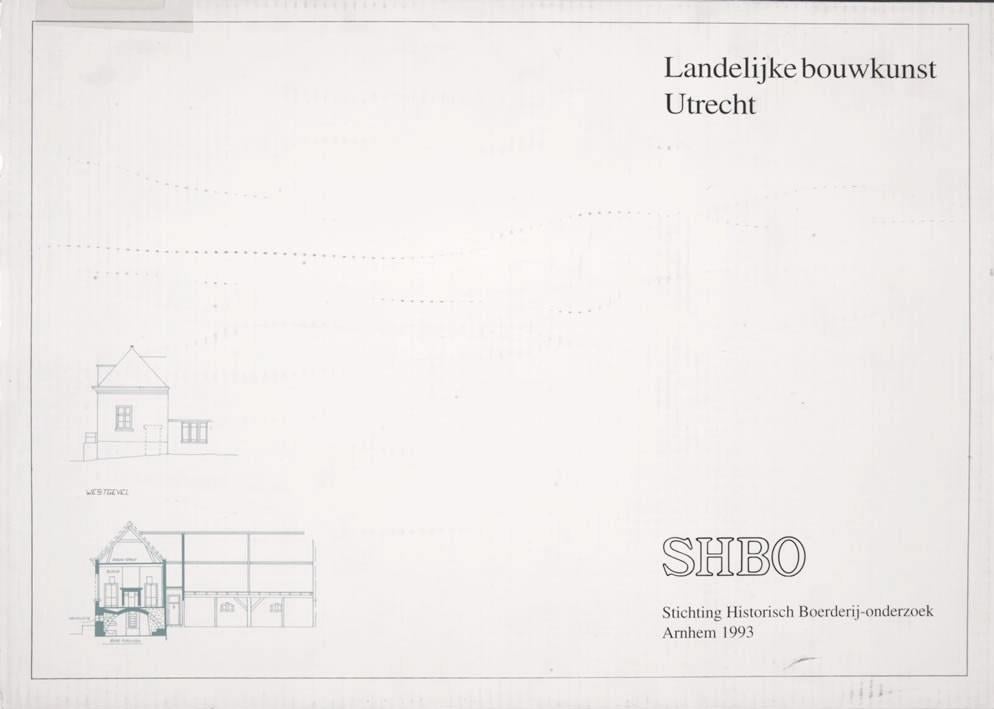 GEZOCHT! Boek/map: Landelijke bouwkunst Utrecht van het SHBO, R.A. Peeters en E.L. van Olst, Ophalen, 20e eeuw of later, Gelezen