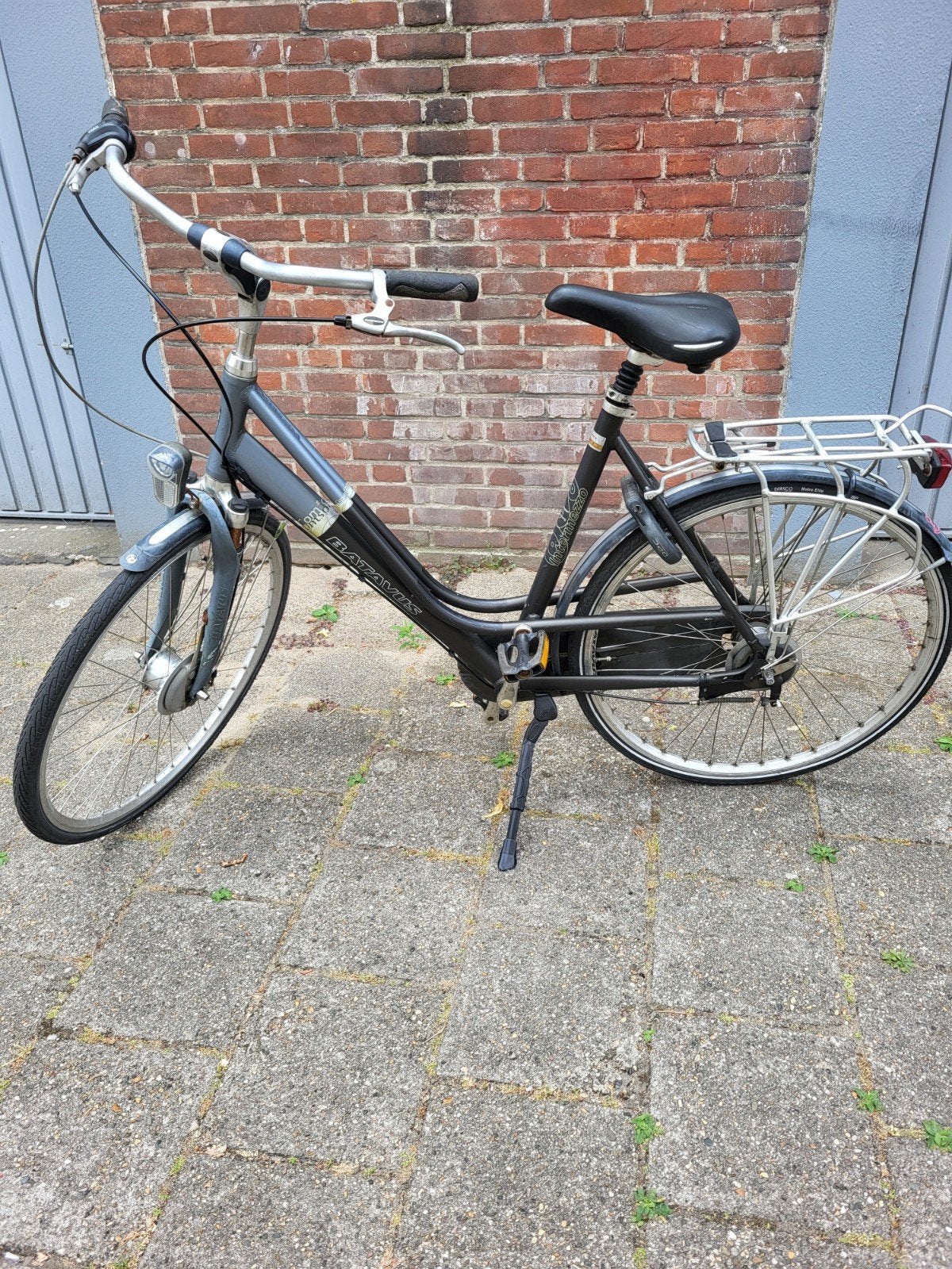 Batavus damesfiets met lage instap en bagagedrager, Terugtraprem, Batavus, Ophalen of Verzenden, 53 tot 56 cm