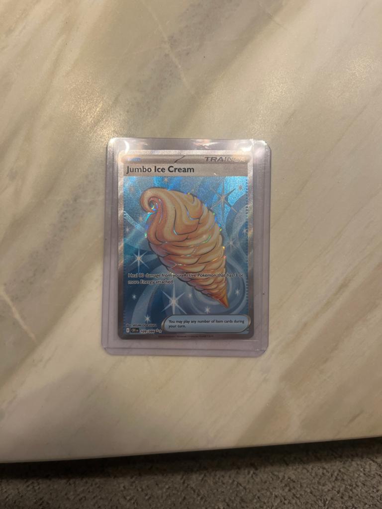 Jumbo Ice Cream 109/086 Chaos Rising Pokémon Kaart, Ophalen of Verzenden, Zo goed als nieuw, Losse kaart