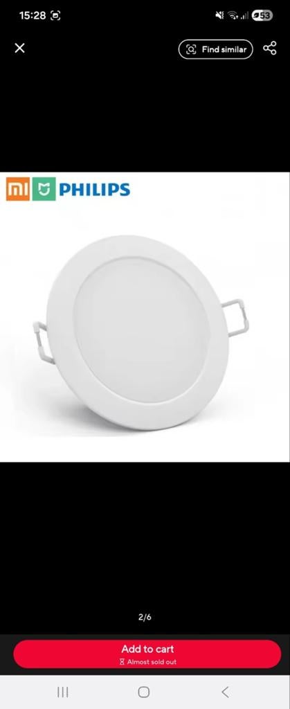 24x Philips/Xiaomi Smart Inbouwspots, schakelaars, hub, dim, Ophalen of Verzenden, E27 (groot), Led-lamp