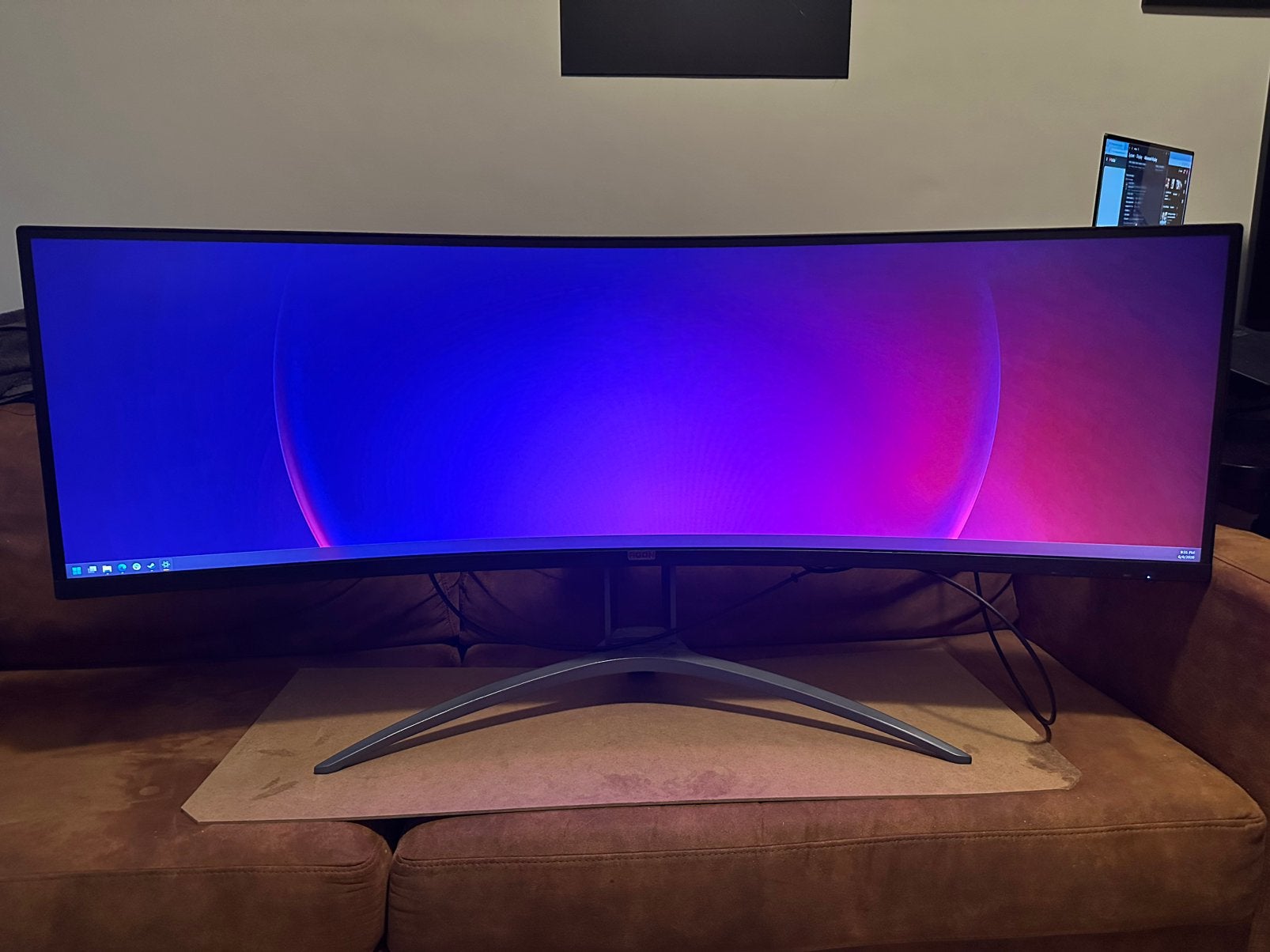 AOC AG493UCX Zwart, Computers en Software, Monitoren, HDMI, 101 t/m 150 Hz, VA, Ophalen of Verzenden
