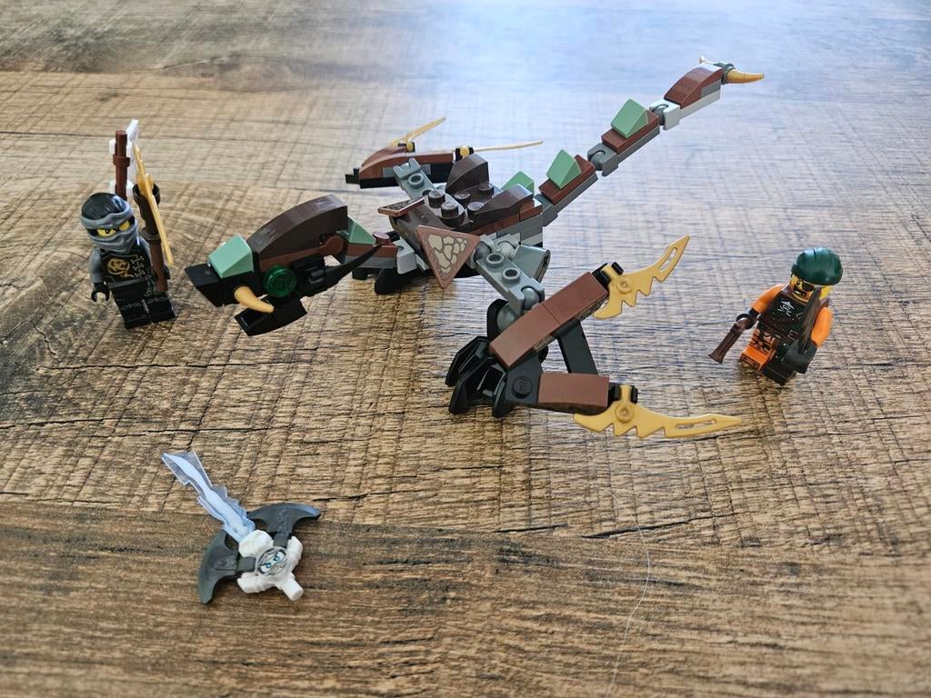 Lego Ninjago 70599 Cole's Draak - Compleet met boekje, Gebruikt, Lego, Compleet, Ophalen of Verzenden