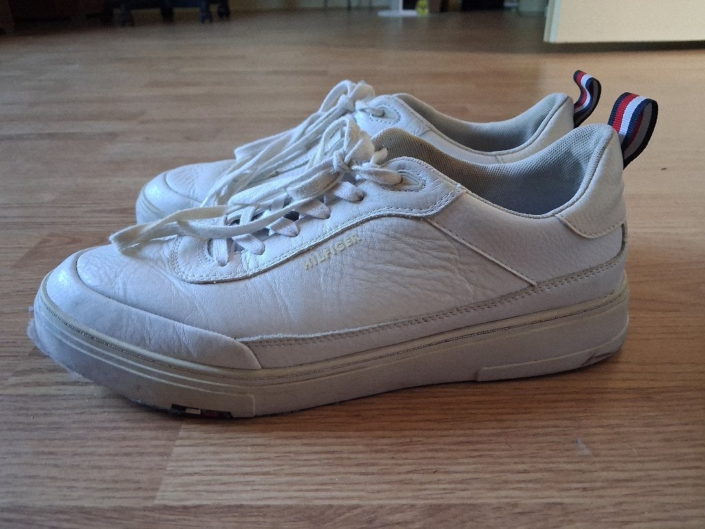 TH sneakers heren (wit) - Maat 44, Kleding | Heren, Schoenen, Gedragen, Sneakers of Gympen, Wit, Ophalen