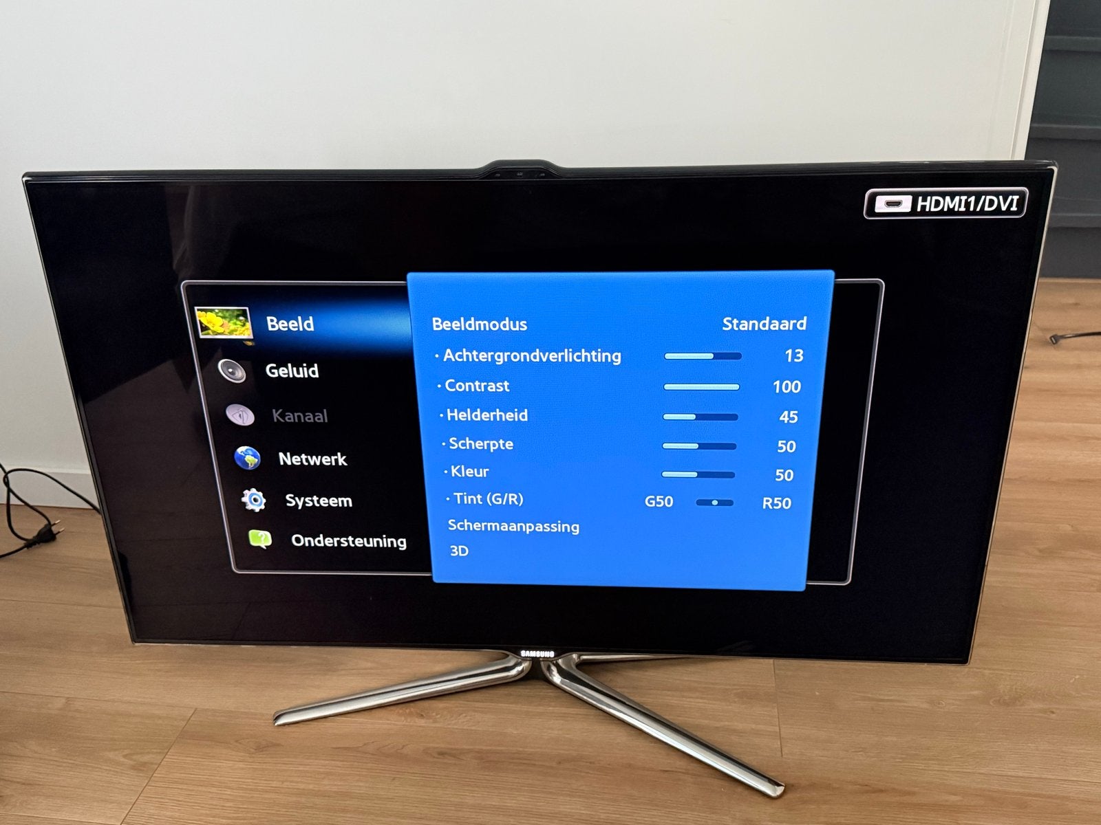 Samsung UE46ES7000S 46 inch Smart 3D LED TV, Ophalen, LED, Zo goed als nieuw, 100 Hz