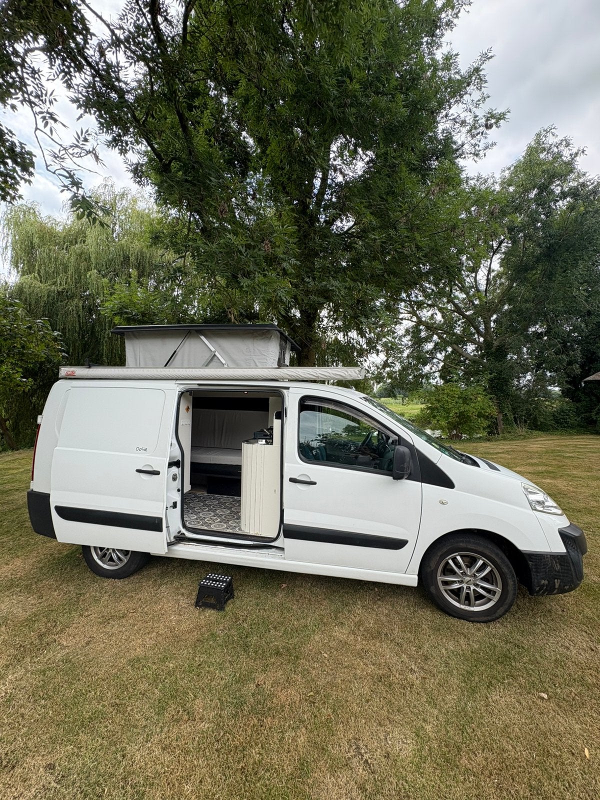Fiat Scudo Camperbus met hefdak en zonnepanneel, Caravans en Kamperen, Campers, Particulier, tot en met 2, Buscamper of Camperbus