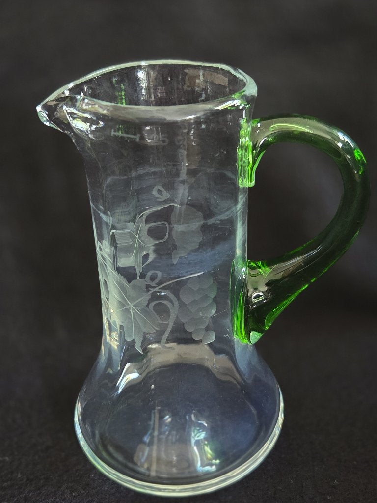 Antieke Franse Art Deco Bistro Karaf (14 cm) – Annagroen, Antiek en Kunst, Antiek | Glas en Kristal, Ophalen