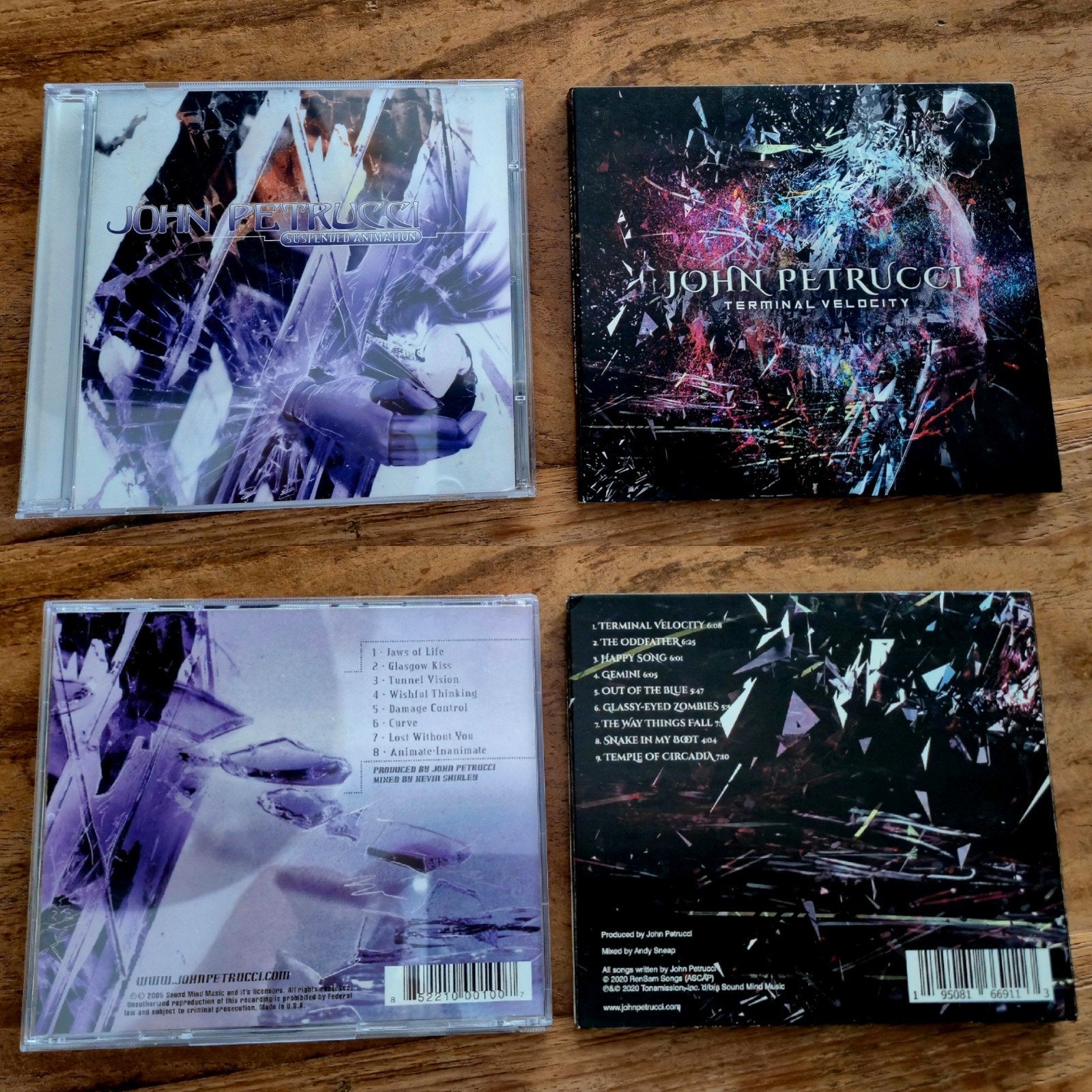 John Petrucci – Suspended Animation en Terminal Velocity, Ophalen of Verzenden, Zo goed als nieuw, Progressive