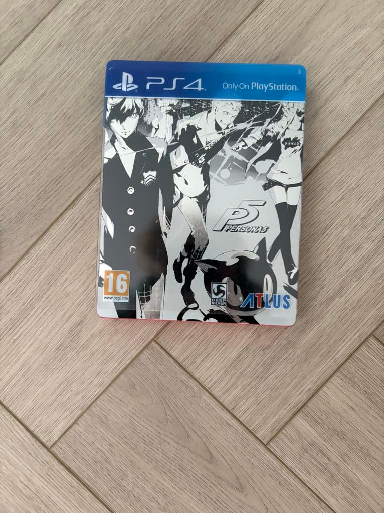 Persona 5 Limited Steelbook edition (Playstation 4), 1 speler, Ophalen of Verzenden, Zo goed als nieuw, Role Playing Game (Rpg)