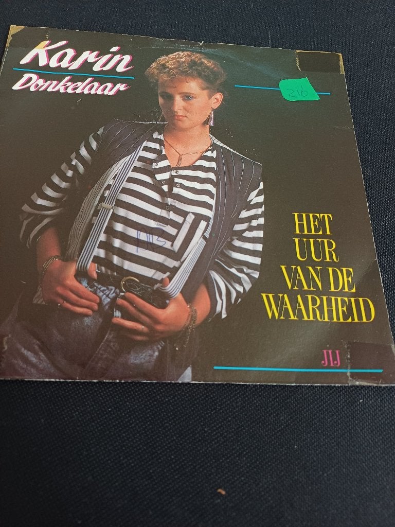 269 Single Karin Donkelaar – Het uur van de waarheid – 5075, Gebruikt, 7 inch, Ophalen of Verzenden, Overige typen