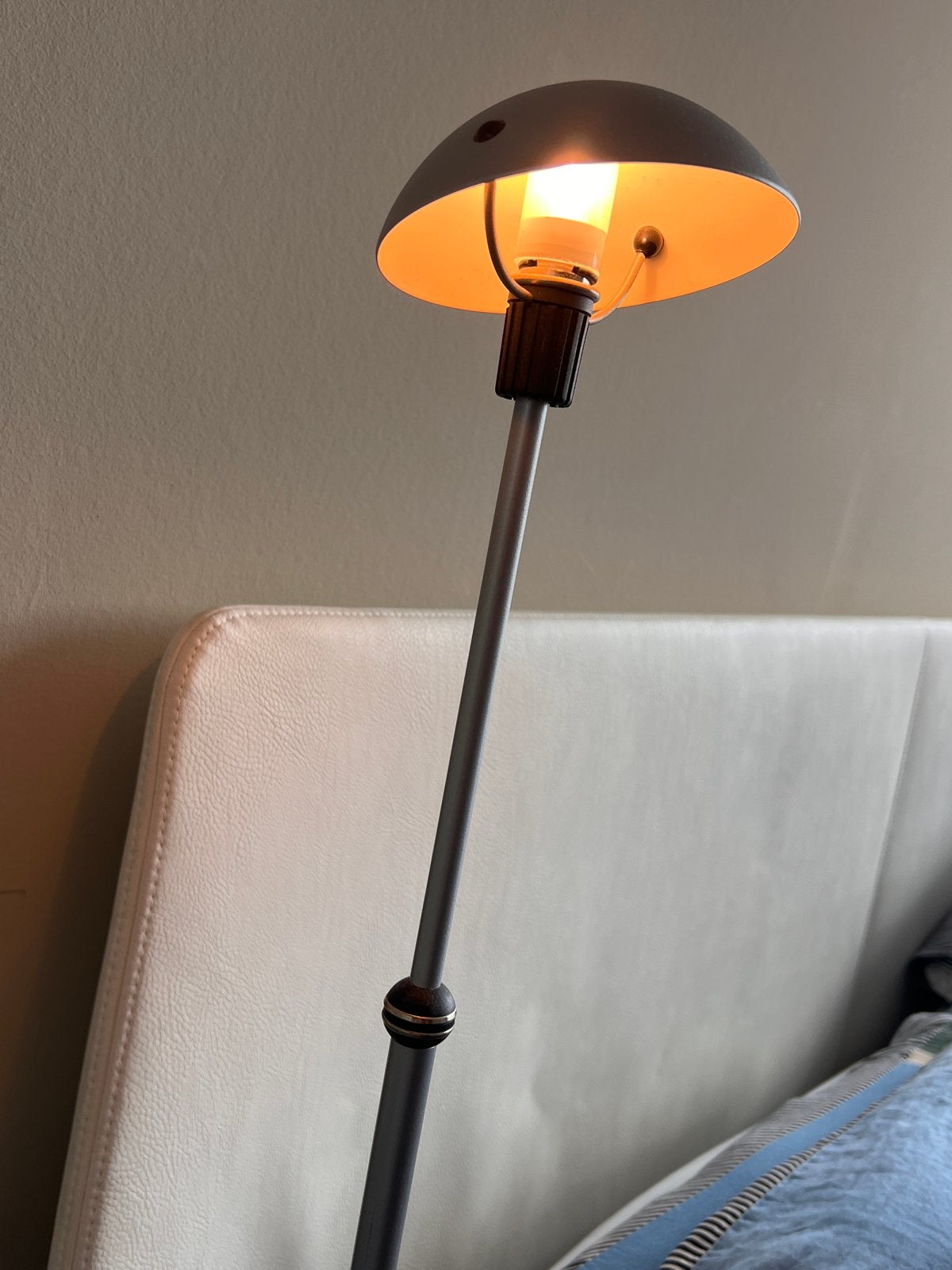 Auping Aureo bedlamp met dimmer, Overige merken, Overige fittingen, Zo goed als nieuw, Zilver