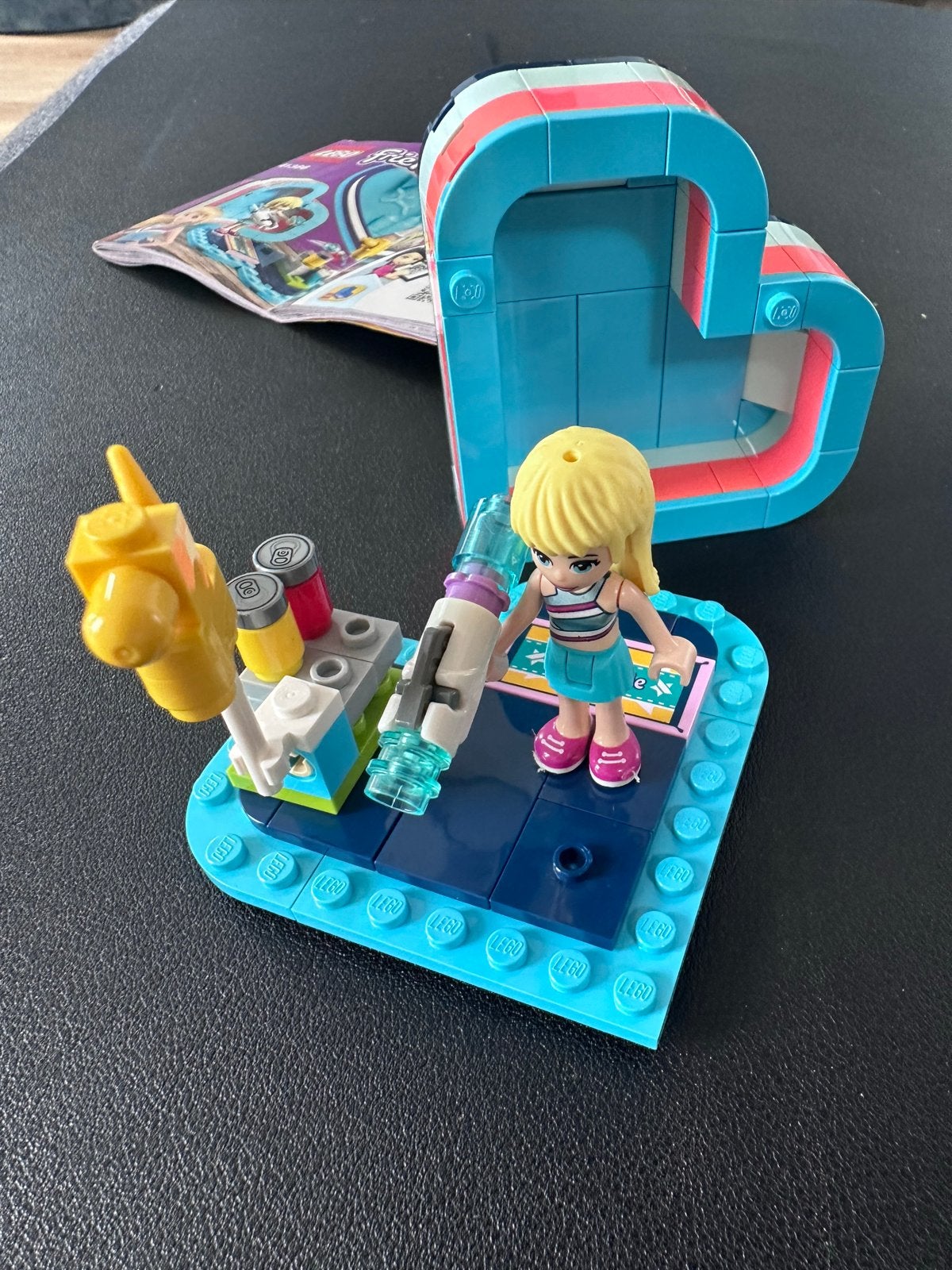Lego Friends Hartendoosje met Stephanie /41386, Compleet, Lego, Friends, Ophalen of Verzenden